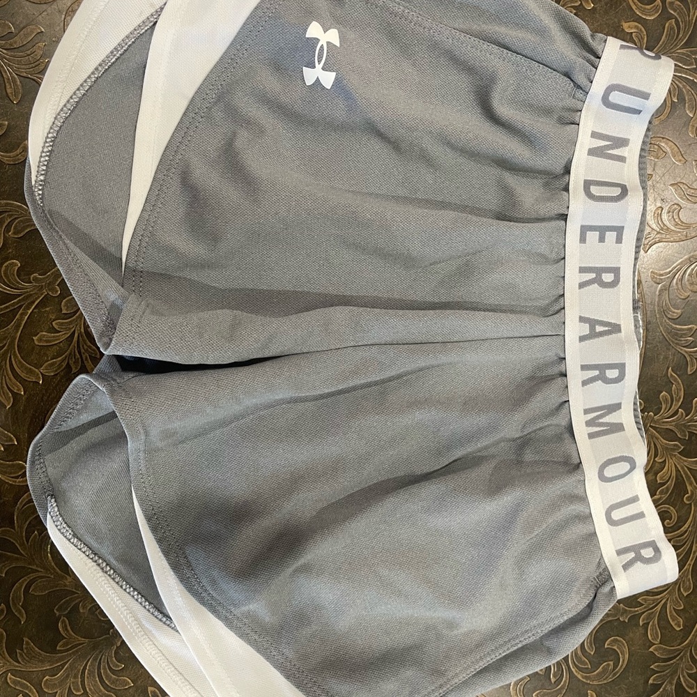 Under Armour Gray HeatGear Athletic Shorts
